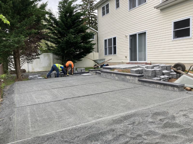 Stone Patio Installation Process