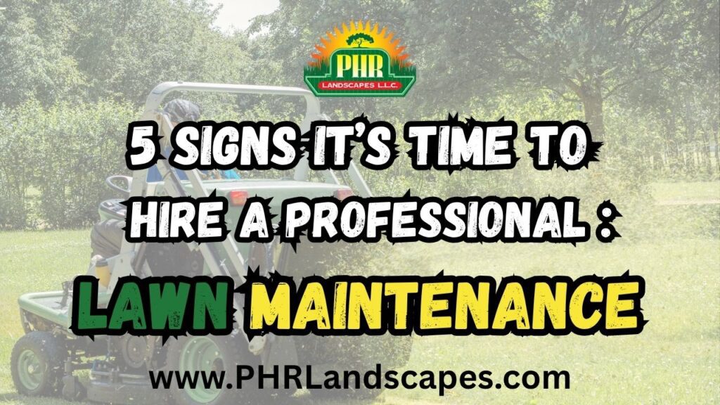 Time to Hire a Lawn Maintenance Professional