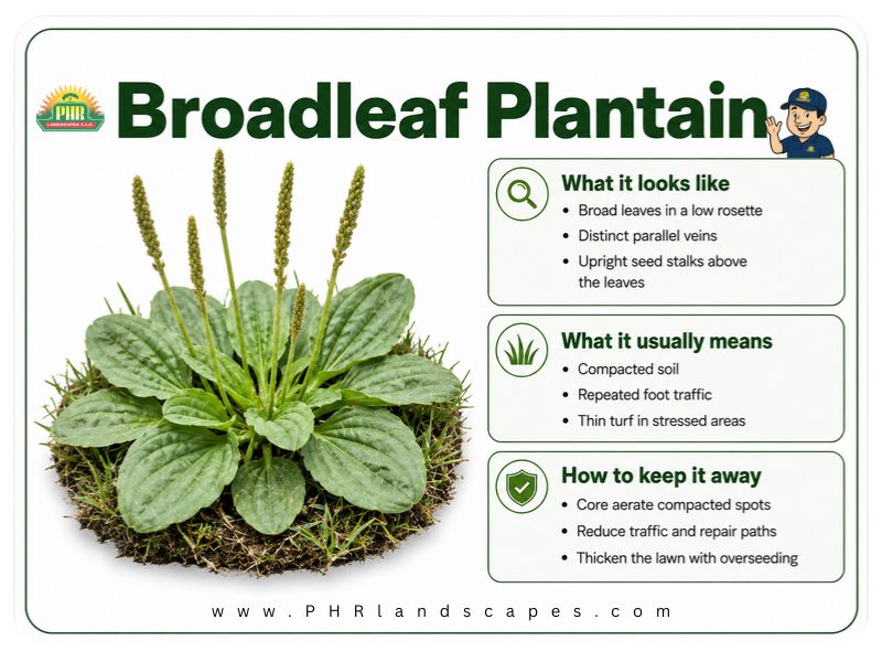 Broadleaf Plantain, Common Weeds in NJ