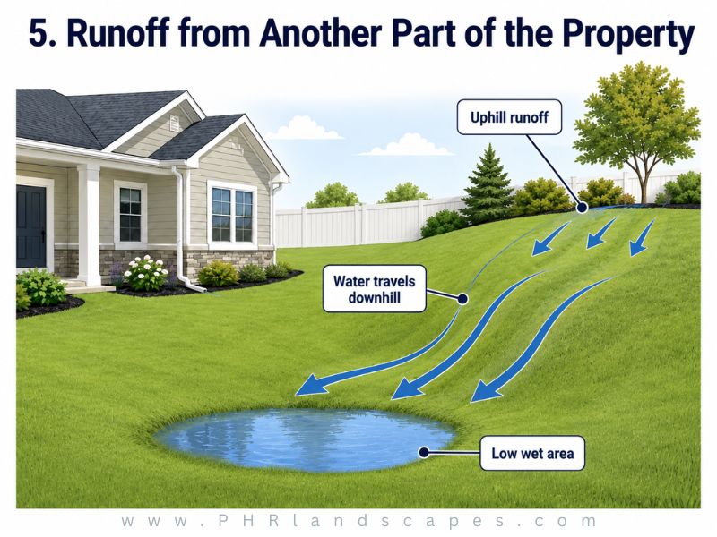 Property Runoff Water Pooling